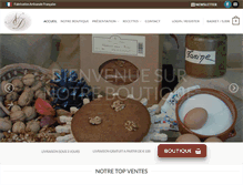 Tablet Screenshot of noix-delice.com